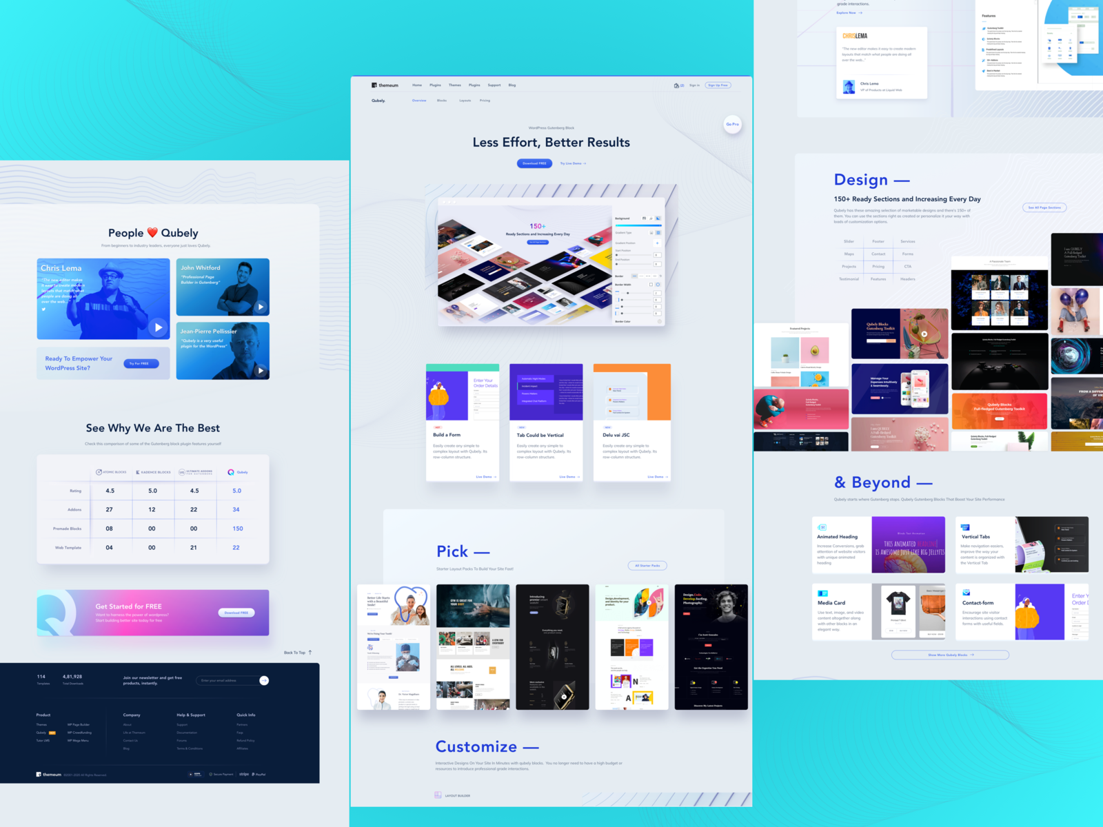 Qubely Revamped by Mohan for JoomShaper on Dribbble
