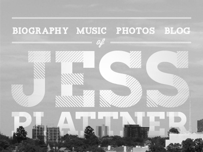 Jess Plattner - Sidebar/Header