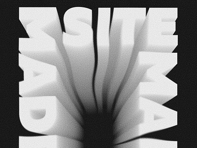 Poster modern adobe art black bw design font grain illustrator madeonseva moder poster tilda vector white word