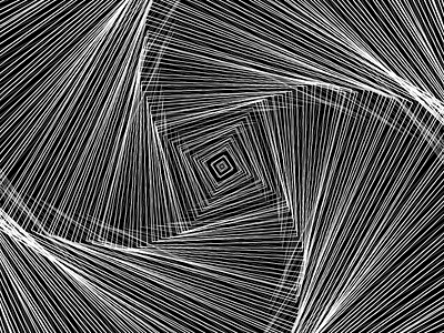 Luppi black and white generative processing rectangle