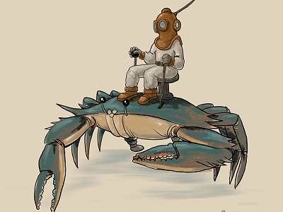 S Henderson Crab Rider illustration