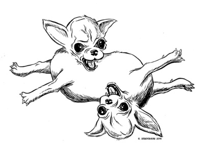 S Henderson Double Chihuaua illustration
