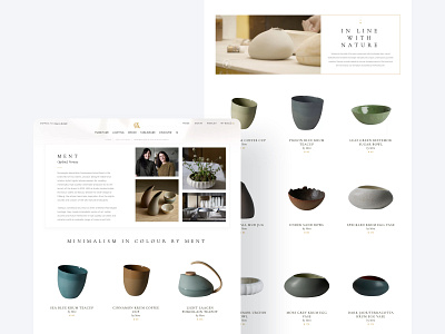 Seller's page in the marketplace categories decore ecommerce handmade item manufacture marketplace modern natural online store platform product responsive design shop shopping bag user centered user experience design user interface design visual identity web design