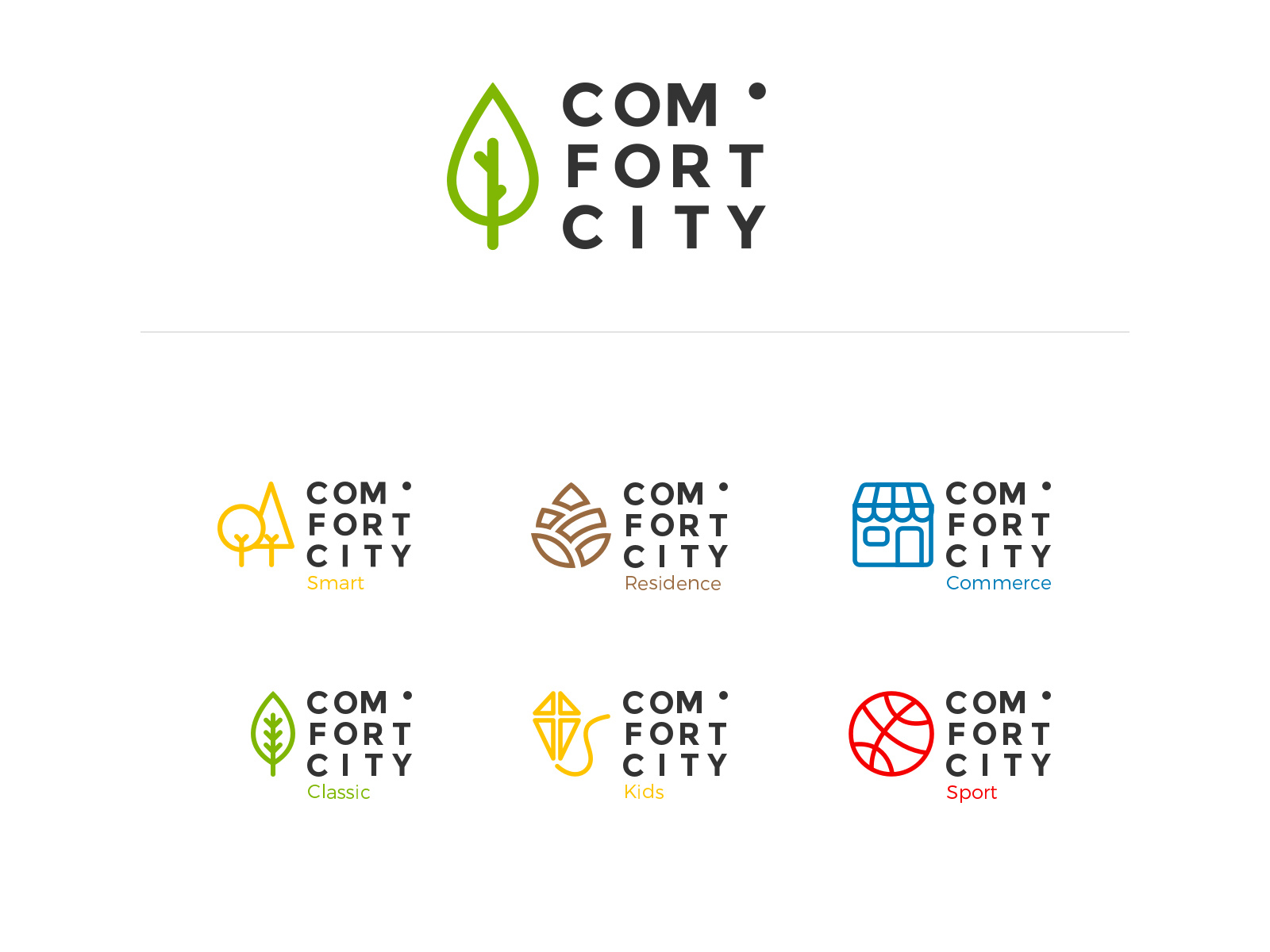 Urban brand identity additional options by Artur Konariev 🇺🇦 on Dribbble