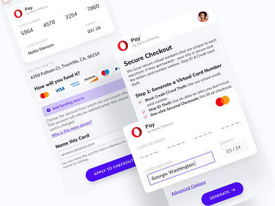 Pay Software by Opera brand identity design interface mobile opera pay pay cart pay system payments software ui user experience design user interface design web