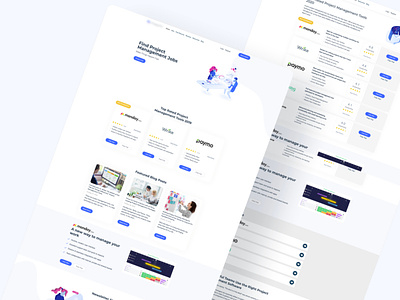 Managing teams work tool. brand identity design illustration interface job search logo mobile saas teams work tool to manage ui user experience design user interface design web