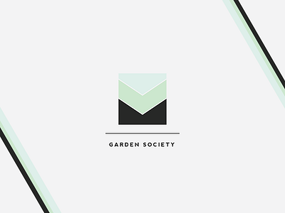 Garden art direction branding contemporary creative direction design digital experimental graphic design green logo logo design concept minimal typography