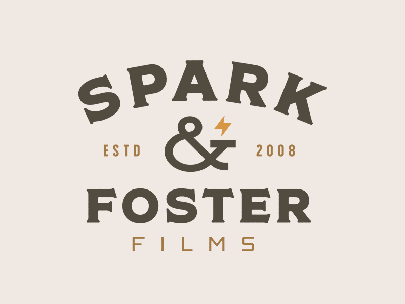 Spark & Foster Films ampersand badge branding films logo spark
