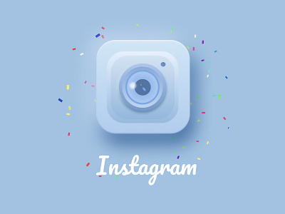 Daily Ui #05 — Icon app camera daily ui icon app instagram neomorphism ui