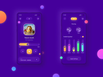 Daily Ui #09 — Music player android app daily ui ios app music app neomorphism player ui vst