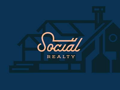 Social Realty friendly home house key lettering real estate social type typedesign typogaphy