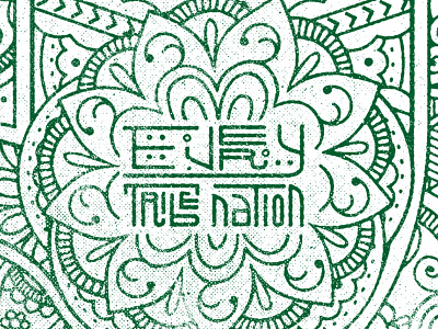 Every Tribe asia custom henna india missions typography
