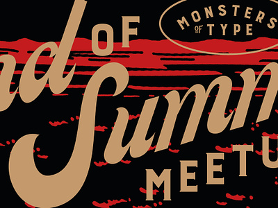Monsters of Type Full beach blood beach cocktail cocktails commercial art drawing fridaythe13th horror illustration jason liquor monsters monsters of type script surf type typogaphy