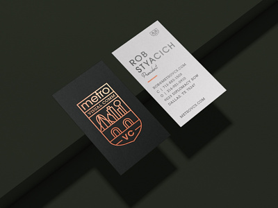 Metro Visual Comm Business Cards