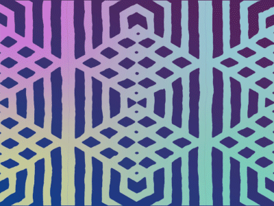 Hexagon Stripe Grid ae