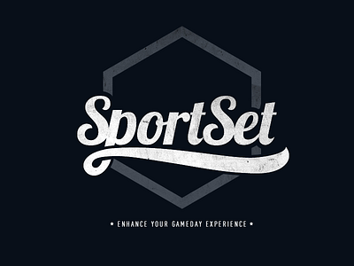 Sportset Logo geometric logo sport typography