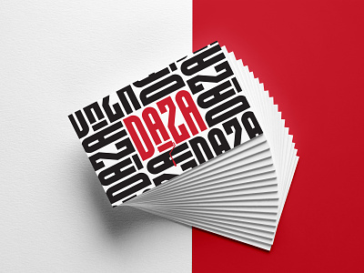 Daza Contract Services branding busines card contractor logo