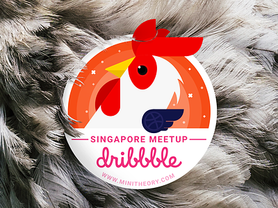 SG Dribbble Meetup 28 Feb 2017 chicken design dribbble dribbblesg meetup rooster singapore