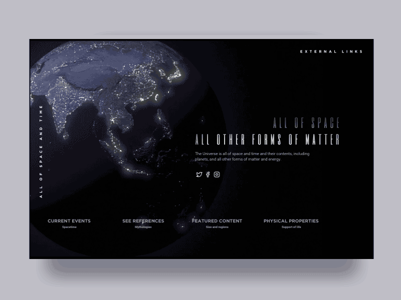 all of space and time motion space the earth time ui universe web