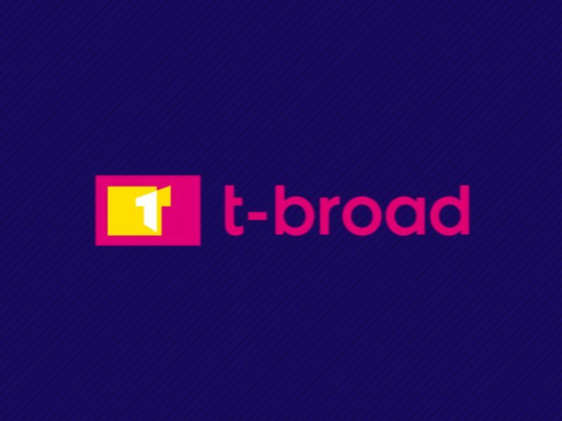 t-broad logo motion design