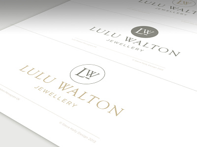 Lulu Walton Brand Identity branding design india jewellery logo luxury stylish