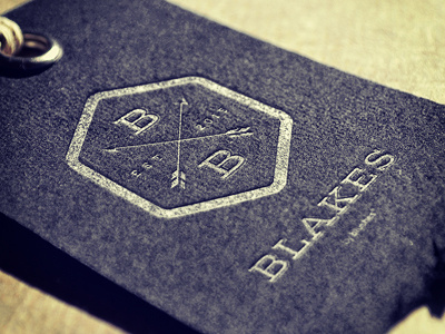 Blakes Barbers Brand Identity barbers design gents hairdressers hipster logo retro