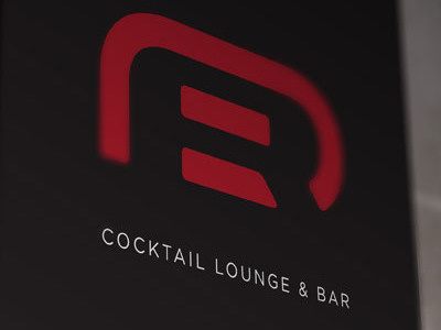 Stevekellydesign Red 06 branding cocktail bar logo design signage