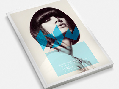 BLU Hair Design / Style Magazine editorial design fashion hair logo magazine style