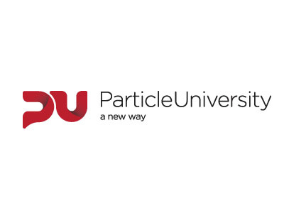 PU | Particle University Brand branding corporate identity logo design