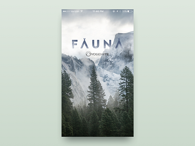 Fauna · Splash screen app app concept branding ios iphone splash screen