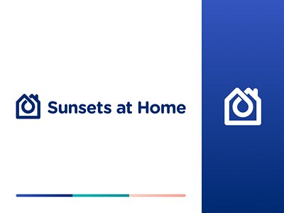 Sunsets at Home Logo brand design brand identity brand identity design branding logo logo design
