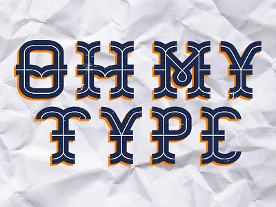 Oh My Type lettering letters oh my type paper typography