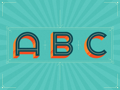 A B C lettering ohmytype type typography