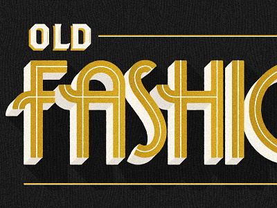 Old Fashioned lettering ohmytype type typography