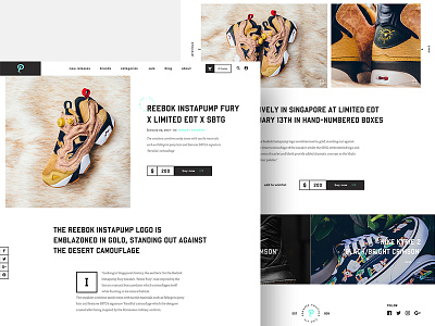 Sneaker Politics - article adidas atmos blog branding nike redesign reebok sneakers typography vans webdesign website