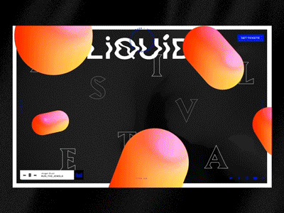 Liquid - website animation