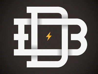 Monogram b branding d db letters monogram typography