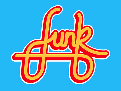 Funk lettering lettering letters script typography