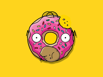 Mmmm .... donuts .... donuts homer illustartion mmm simpsons sprinkles