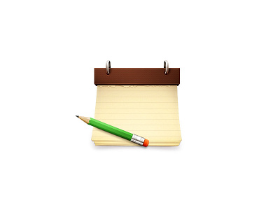 Note pencil note paper