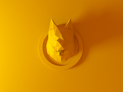 Low Poly Beast - Wolf 3d 3d illustration art cinema 4d direction illustration low poly