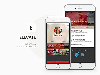 Elevate App Concept apple ios iphone mobile