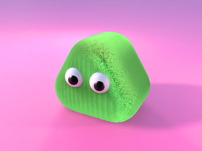 Triangle monster c4d eyes monster triangle