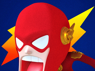 THE FLASH MOUTH DOWN amazing bigmouth blue branding dc comics down fast lightning mouth red the flash yellow