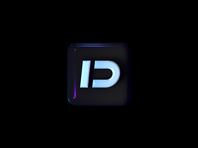 icon-3D 3d blacck branding c4d purple ui 品牌 图标 设计