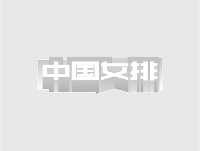 中国女排 中国 图标 女排 字体设计 排球 设计