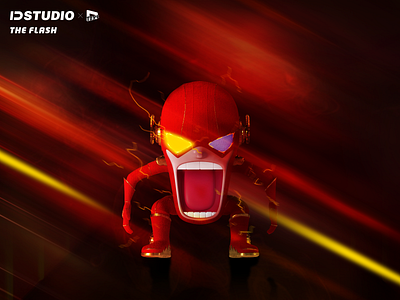 The Flash 3d 3d illustration avatar design c4d dc comic dc universe illustration superhero the flash 品牌 角色设计