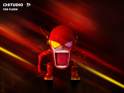 The Flash 3d 3d illustration avatar design c4d dc comic dc universe illustration superhero the flash 品牌 角色设计