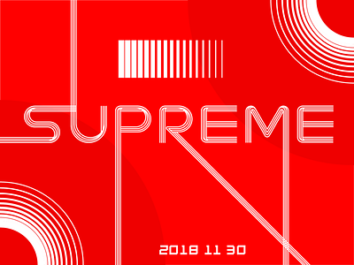 Supreme Font branding icon illustration logo supreme ui ux 品牌 图标 设计