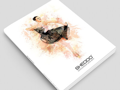 Sheddo Catalogue Cover ballet book branding catalogue dance editorial illustration product